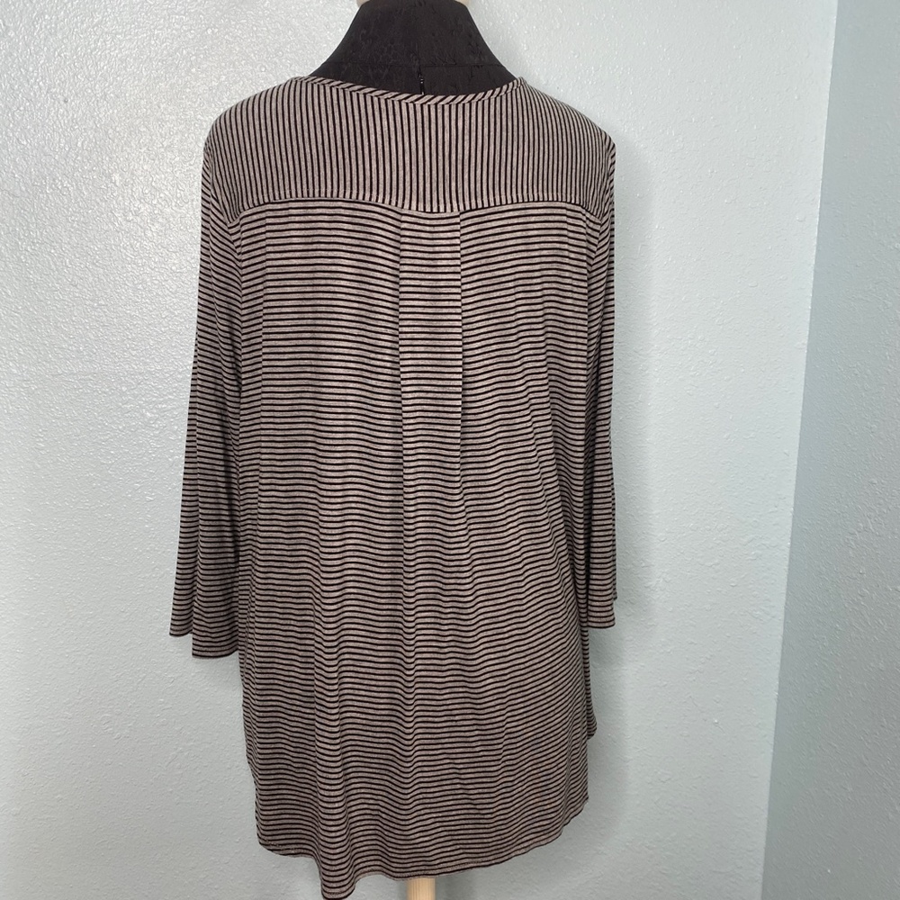 Workshop Plus Size Tunic Grey Black - image 3